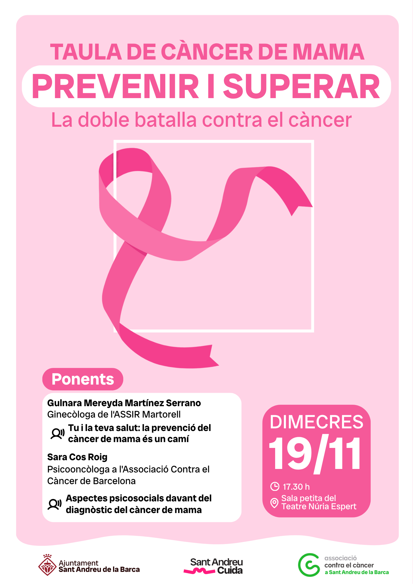 Taula de càncer de mama: Prevenir i superar la doble batalla contra el càncer